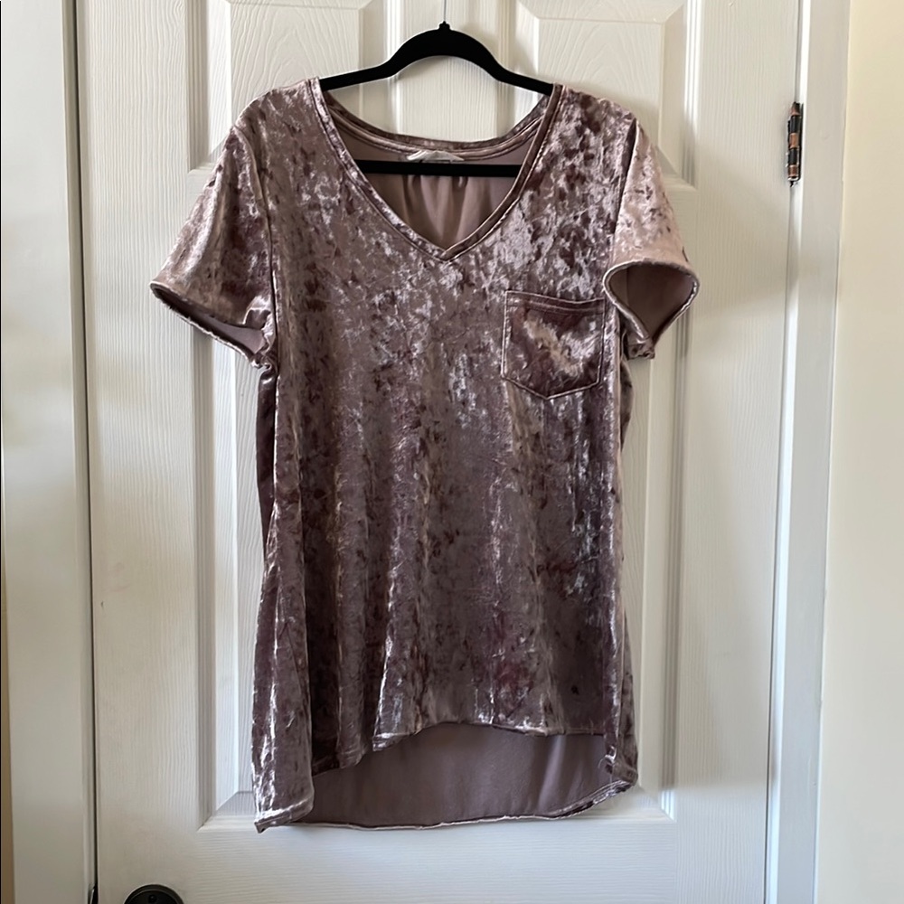 Velvet legging tee tunic boho romantic